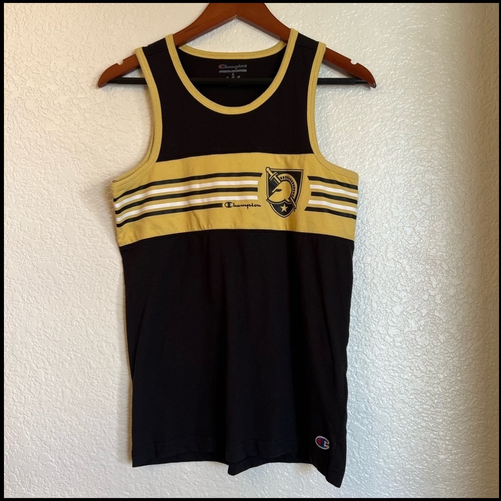 Champion Authentic Athleticwear Tank In Black, Mens Size Small, Cotton Blend